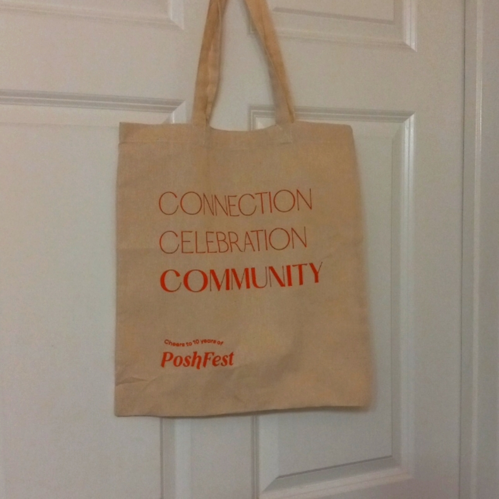 PoshFest Tote Bag - Beige